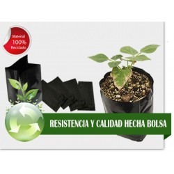 Bolsa para vivero o trasplante para plantas 15 x 25 cm